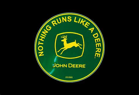 John Deere Vintage Round Emblem Sticker Decal Nothing | Etsy