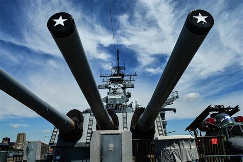 Battleship's Big Guns Photograph by Darryl Krauch - Fine Art America