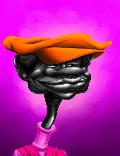 ArtStation - Fat Albert - Rudy caricature painting