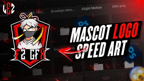 🔥FF MASCOT LOGO SPEED ART BY LORD EDITZ🔥| MASCOT LOGO TUTORIAL - YouTube