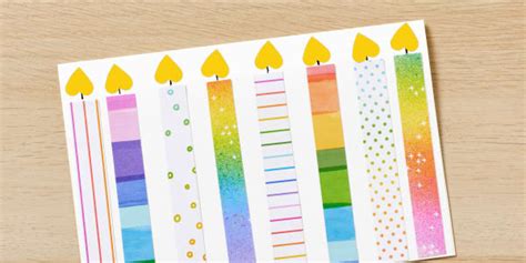 Paper Female Birthday Card Kids Birthday Card Rainbow Greeting Card ...