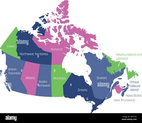 Canada Provinces And Territories Map - Communauté MCMS™.