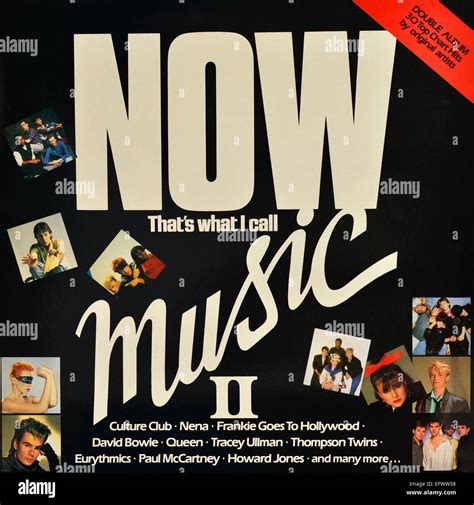 LP vinyl album cover of "Now That's What I Call Music 2". Released in Stock Photo: 78629804 - Alamy