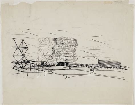 Louis I. Kahn. City Tower, project, Philadelphia, Pennsylvania, Perspective. 1952-53 | MoMA ...