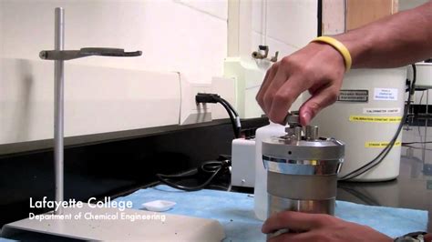 Thermophysical characterization: Bomb calorimeter (Standard Operating Procedure) - YouTube