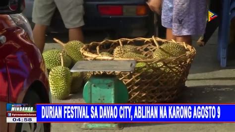 Durian Festival sa Davao City, ablihan na karong Agosto 9 - PTV News