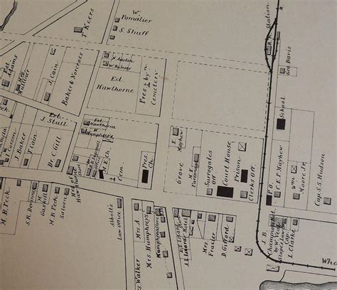 MAYS LANDING 1878 MAP by WOOLMAN AND ROSE ATLAS OF THE NEW JERSEY COAST: (1878) | Antic Hay Books