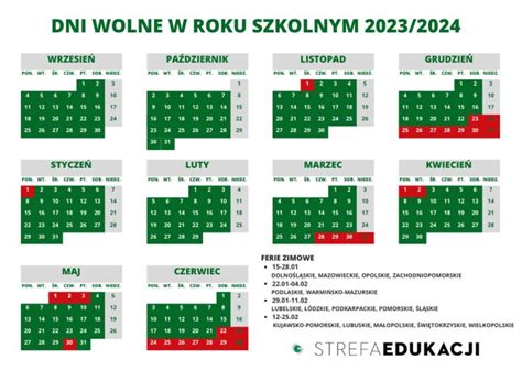 Kalendarz roku szkolnego 2023/2024. Oto dni wolne od szkoły. Sprawdź ...