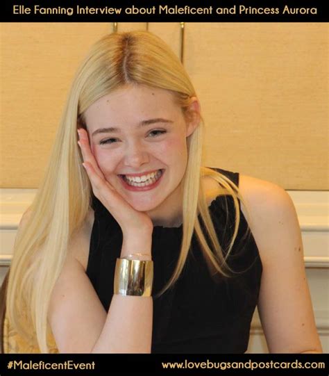 Elle Fanning Interview about Maleficent and Aurora - Lovebugs and Postcards