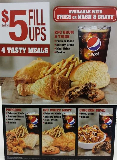 KFC $5 Fill-Ups | MomMomOnTheGo.com