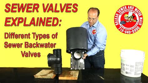 Sewer Valves Explained: Different Types Of Sewer Backwater Valves - YouTube