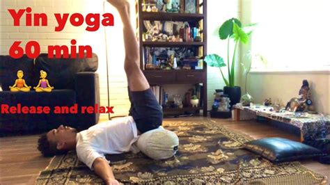 Yin yoga for stiff neck - 60 min - YouTube