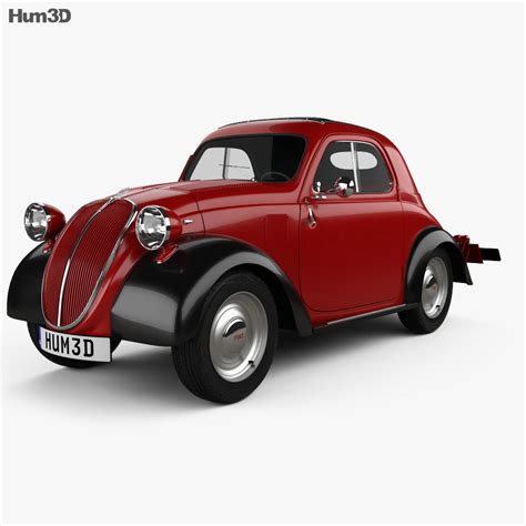 Fiat 500 Topolino 1936 3D model - Vehicles on Hum3D