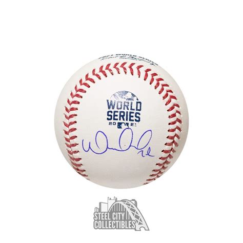 William Contreras Autographed 2021 World Series Official MLB Baseball - BAS | Steel City ...