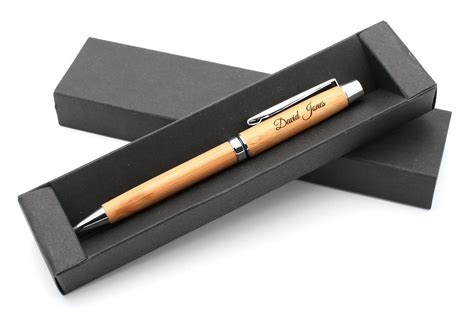 Engraved Personalised Ballpoint Pen Christmas Gift Birthday Presents ...