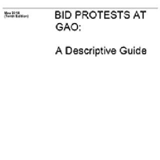 2. Timeline of GAO Bid Protest Process (Source: GAO, Our Bid Protest... | Download Scientific ...