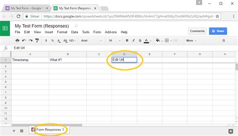 Show URL used to edit responses from a Google Form in a Google ...