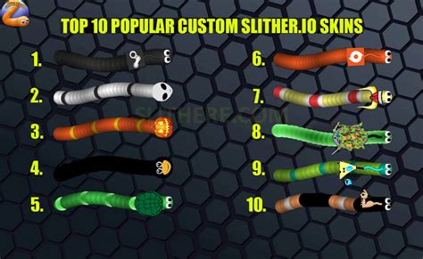 Top 10 Slither.io Skins February 2017 - Slither.io Game Guide