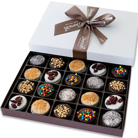 Barnett’s Holiday Gift Basket - Elegant Chocolate Covered Sandwich ...