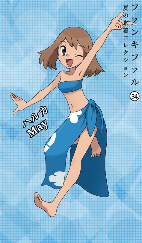 Comm: Pokemon Trainer Dawn (Phoebe Swimsuit) by FankiFalu on DeviantArt