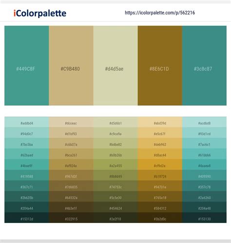 62 Latest Color Schemes with Medium Sea Green And Tan Color tone combinations | 2024 | iColorpalette
