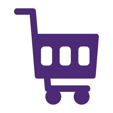 shopping cart silhouette 9960391 Vector Art at Vecteezy