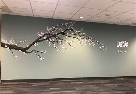 Murals - Cherry Blossom Mural 2 in 2023 | Cherry blossom wall art ...