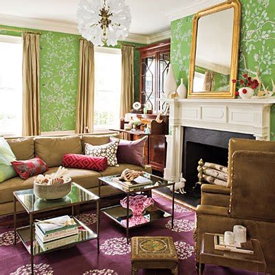 Chinoiserie Chic: The Green Chinoiserie Living Room