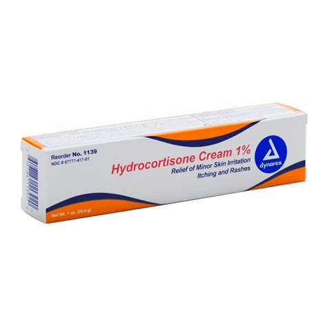 Hydrocortisone Cream 1 Oz Tube | MFASCO Health & Safety