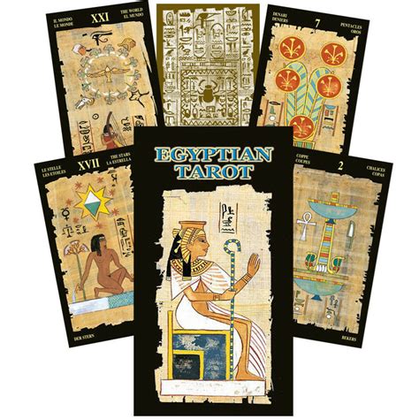 EGYPTIAN TAROT CARDS deck Lo Scarabeo by Pietro Alligo Silvana | Etsy