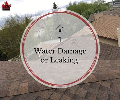 Warning signs you need a new roof: Water Damage or Leaking. Most ...