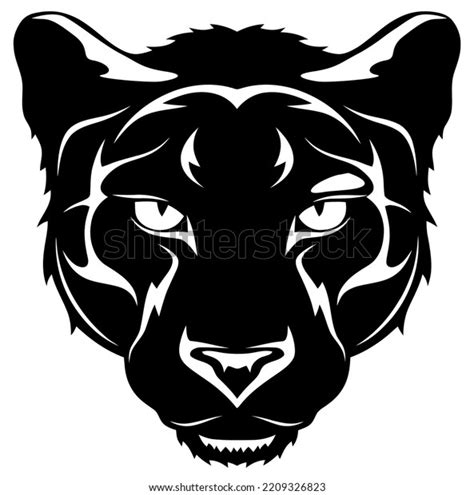 Panther Vector Silhouette Vector Isolated Illustration Stock Vector ...