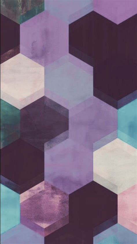 Geometric purple & teal | Art prints, Pattern art, Art