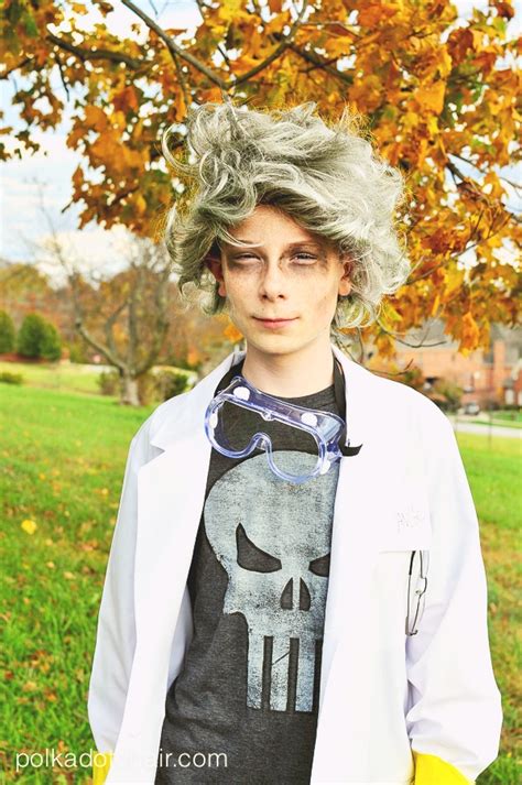 Easy DIY Mad Scientist Costume - No Sew! | Polka Dot Chair