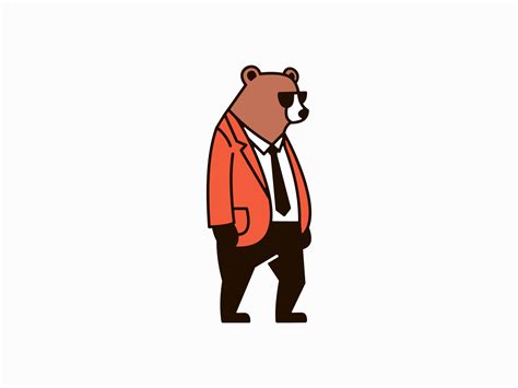 Cool Bear Logo by Lucian Radu on Dribbble