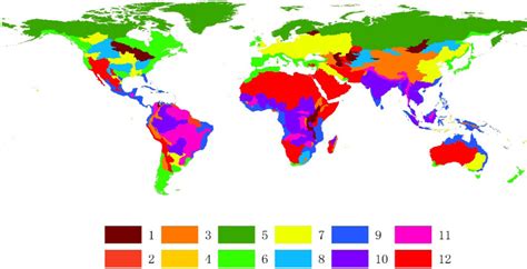 Wetlands Biome World Map