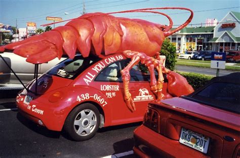 Lobster Mobile | I saw this strange and funny car in Orlando… | Flickr