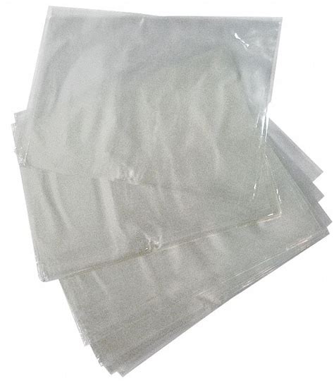 GRAINGER APPROVED Shrink Wrap Bags, PVC, Width 26 in, PK 100 - 5URP7 ...