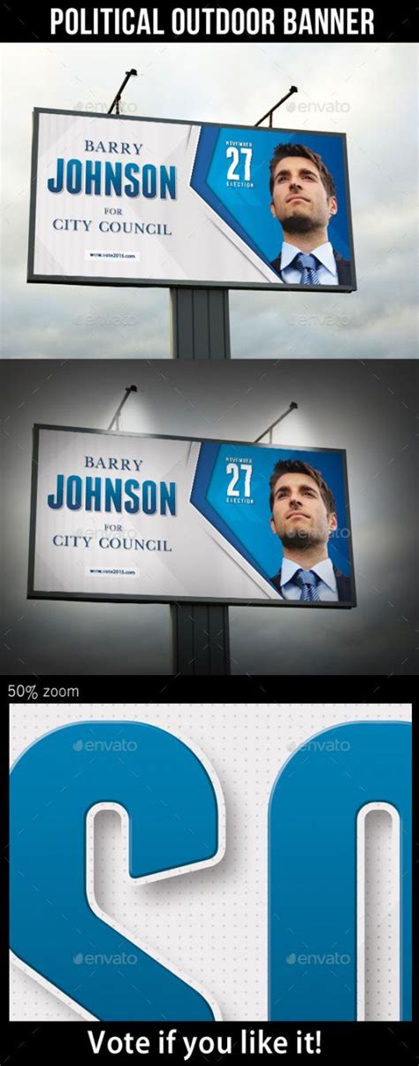 Sample Political Banner Graphics Designs & Templates From Graphicriver ...