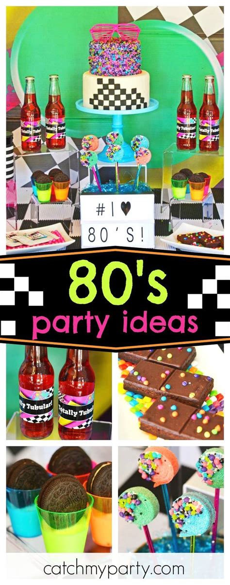 80s, Eighties, Decade, 1980s / Birthday "Totally Tubular 80s Party" | Catch My Party | Retro ...