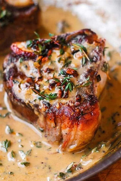 Creamy Lamb Chops, mustard sauce - recipes