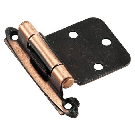 Amerock Variable Overlay Hinge Antique Copper-Sold Per Pair BPR7630AC | CabinetParts.com