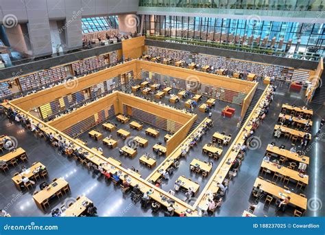 The National Library of China in Beijing Editorial Image - Image of ...