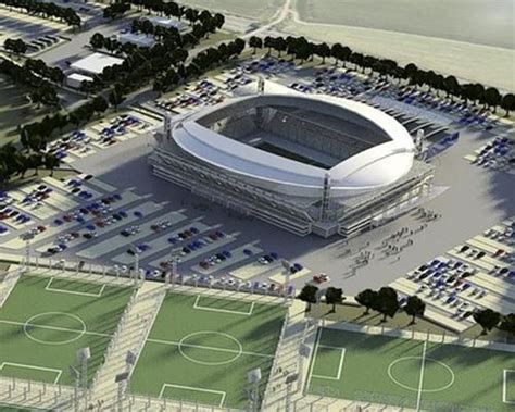 an artist's rendering of the new soccer stadium