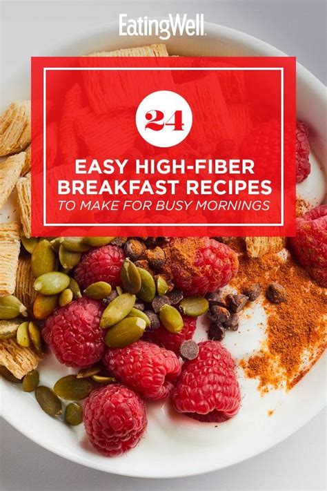 24 Easy High-Fiber Breakfast Recipes to Make for Busy Mornings | High ...