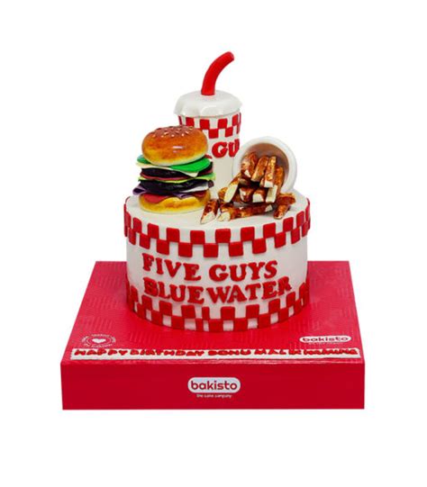 Burger & Fries Cake by bakisto - the cake company