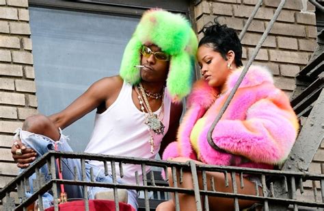 RIHANNA and ASAP Rocky on the Set of a Music Video in New York 07/11/2021 – HawtCelebs