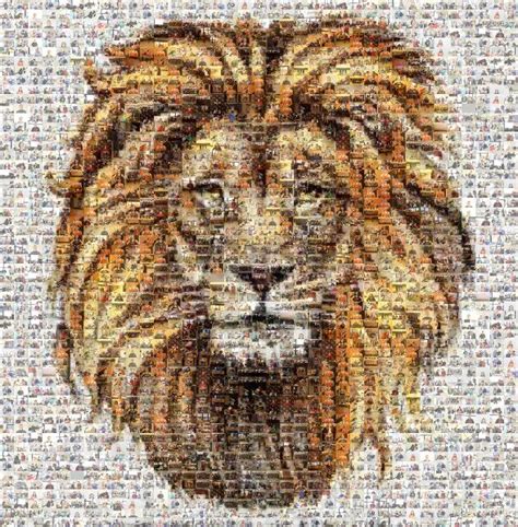 North Lion Photo Mosaic - Picture Mosaics