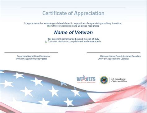 Printable Veterans Day Certificates