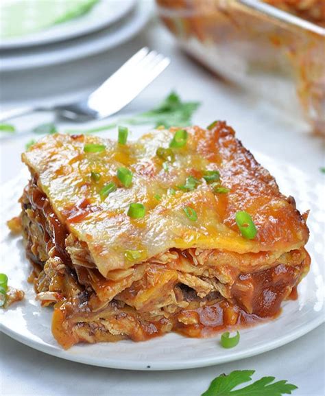 Cheesy Chicken Enchilada Casserole | Easy Chicken Casserole